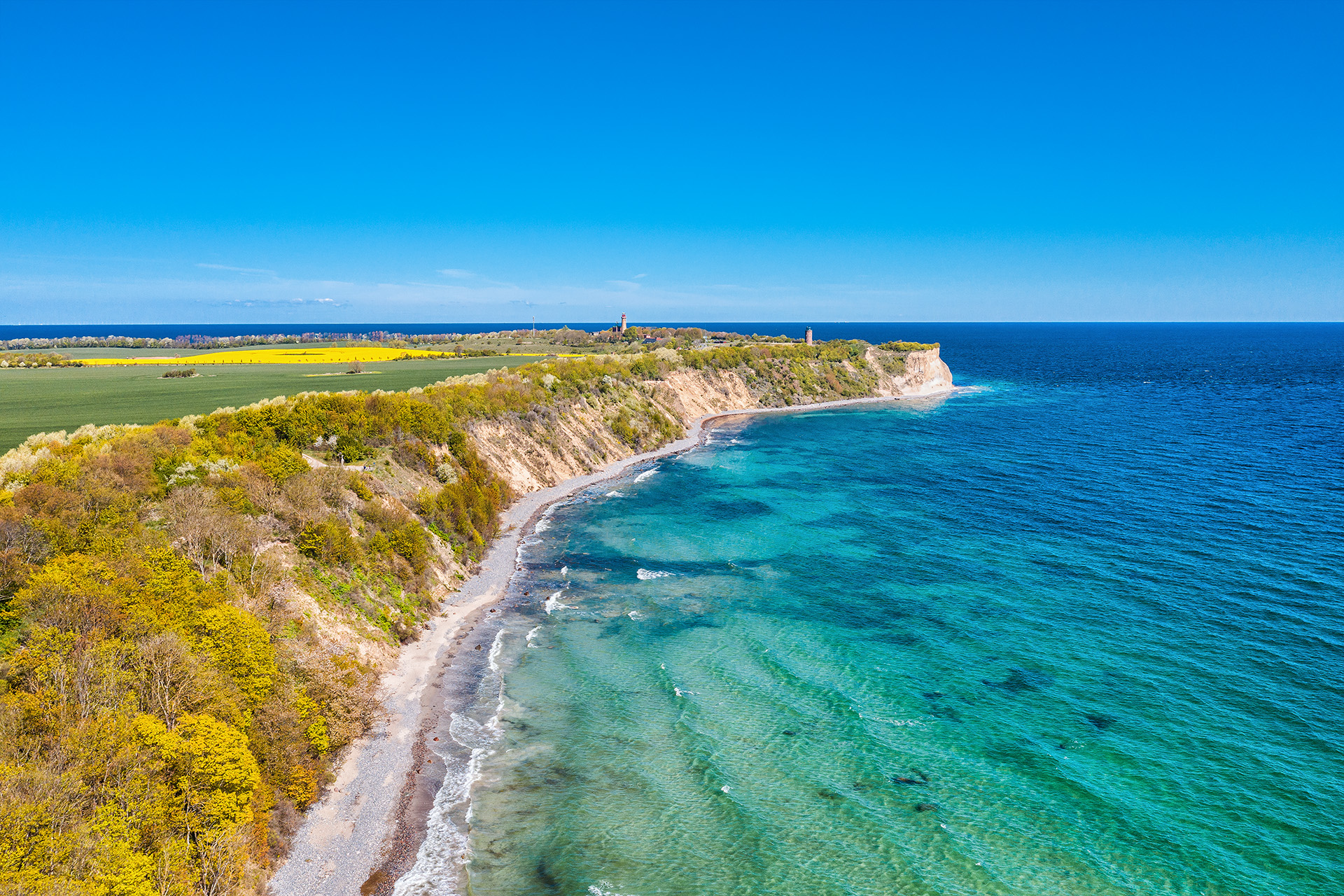 Bild-Nr. 2626 - Luftbild Kap Arkona - Rügenfotos.de